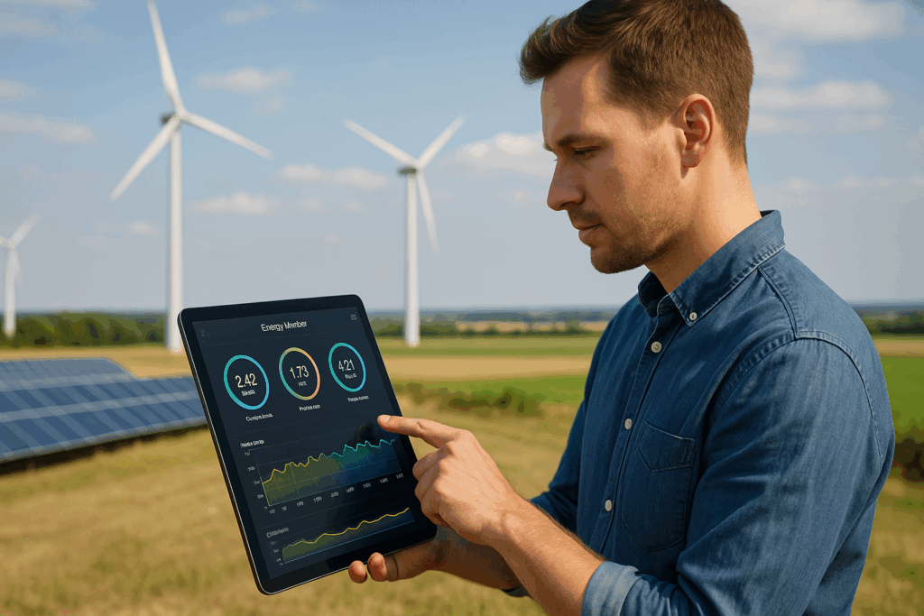 Erneuerbare Energien in Echtzeit – Energiemonitor im neuen Design