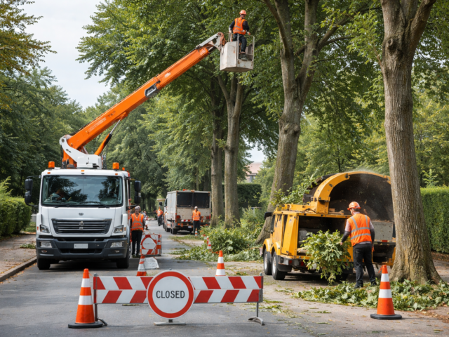 Baumpflegearbeiten in der Broistedter Straße am 02.02.2026