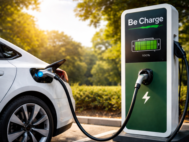 Neue E-Ladesäule am Rathaus in Betrieb – weiterer Ausbau geplant