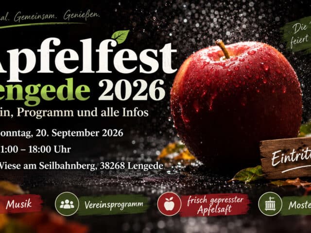 Apfelfest Lengede 2026: Die Draufsänger sorgen für musikalisches Highlight